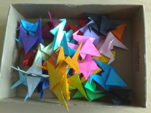 cranes in a box